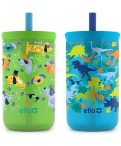 Bop 12oz Leakproof Kids Tumbler with Optional Straw, Set of 2