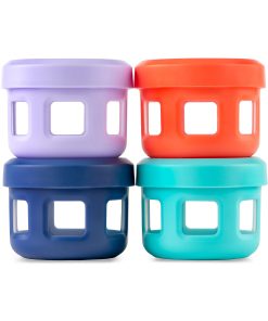 Plastic Condiment Containers, Set of 4