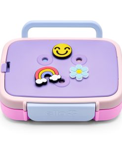 Benni Kids Bento Box with Optional Insulated Food Jar, Ice Pack and Charms
