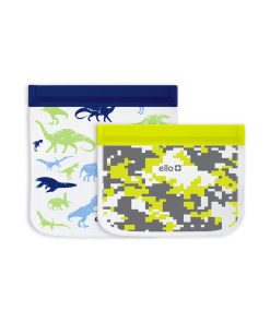 Kids Reusable Storage Bags, Set of 4